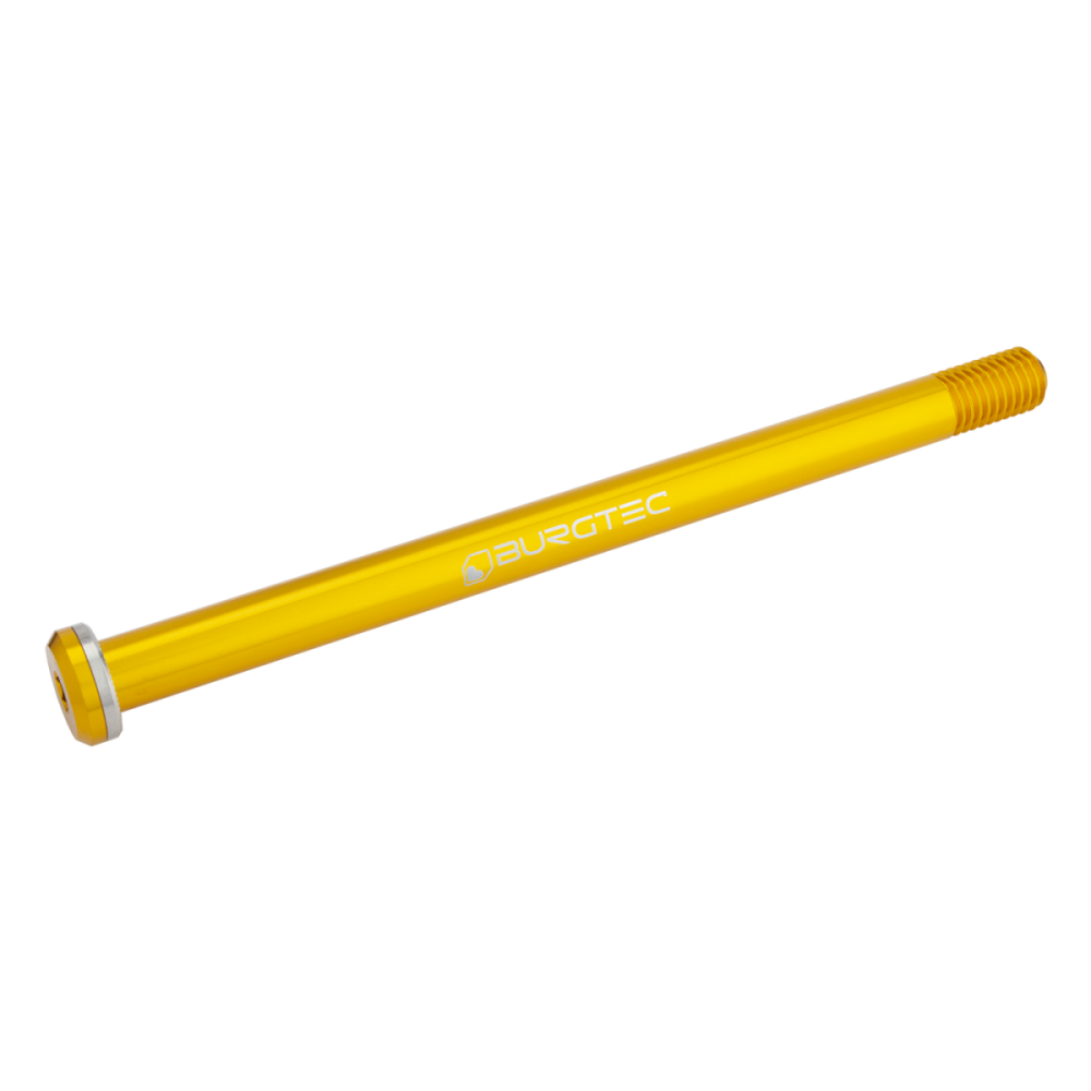 Burgtec 180mm x 12mm 1.00mm Pitch Rear Axle  Bullion Gold, Burgtec Bullion Gold