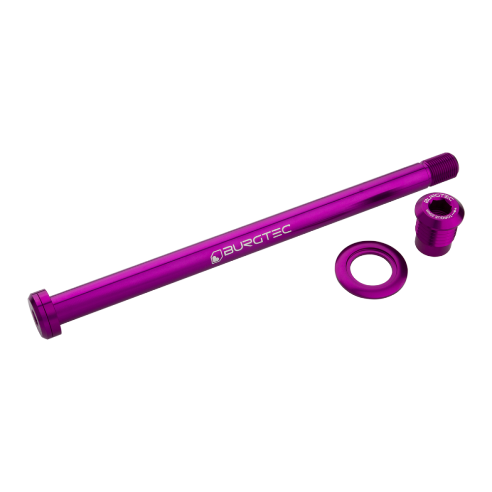 Burgtec Trek 184.5mm Rear Axle Purple Rain