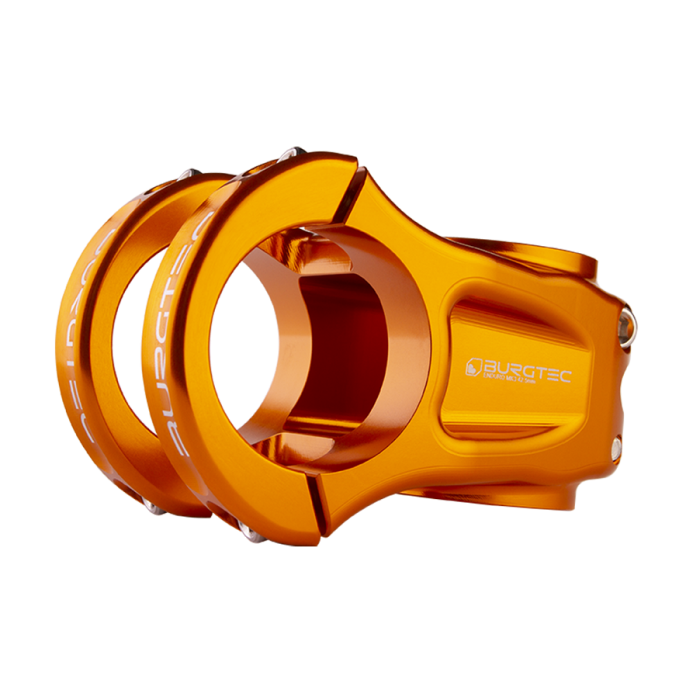 Burgtec Enduro MK3 Stem - 35 Clamp - 35mm Reach - Iron Bro Orange