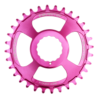 Burgtec 3mm Offset Thick Thin Chainring for Race Face Cinch - 34T - Purple Rain