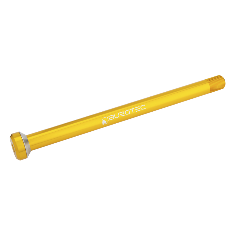 Burgtec Specialized 175.5mm Rear Axle - Bullion Gold, Burgtec Bullion Gold
