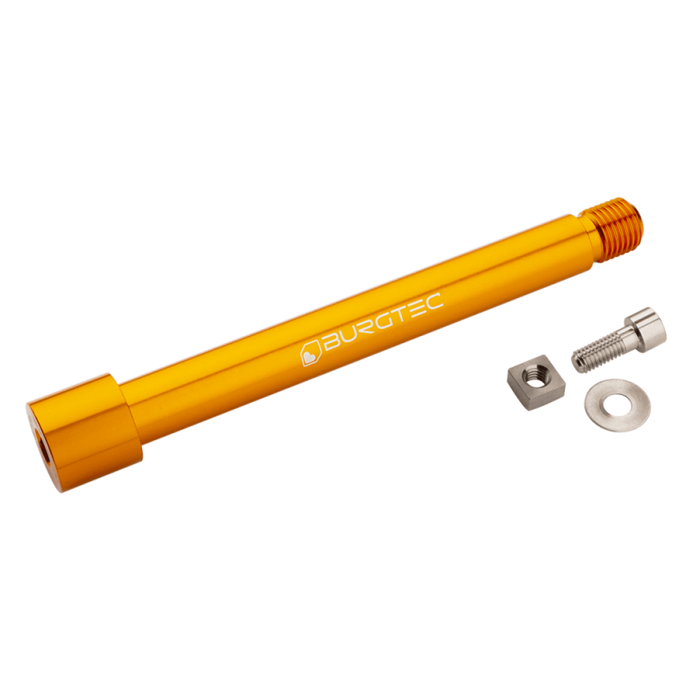 Burgtec Fox KaboltX Fork Axle - Iron Bro Orange