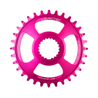 Burgtec Thick Thin Chainring for Shimano Direct Mount - 30T - Toxic Barbie Pink
