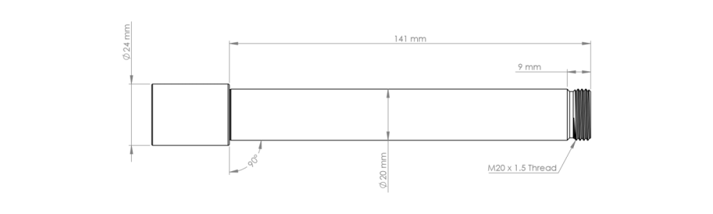 Burgtec Öhlins DH38 Fork Axle
