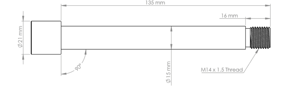 Burgtec Fox KaboltX Fork Axle