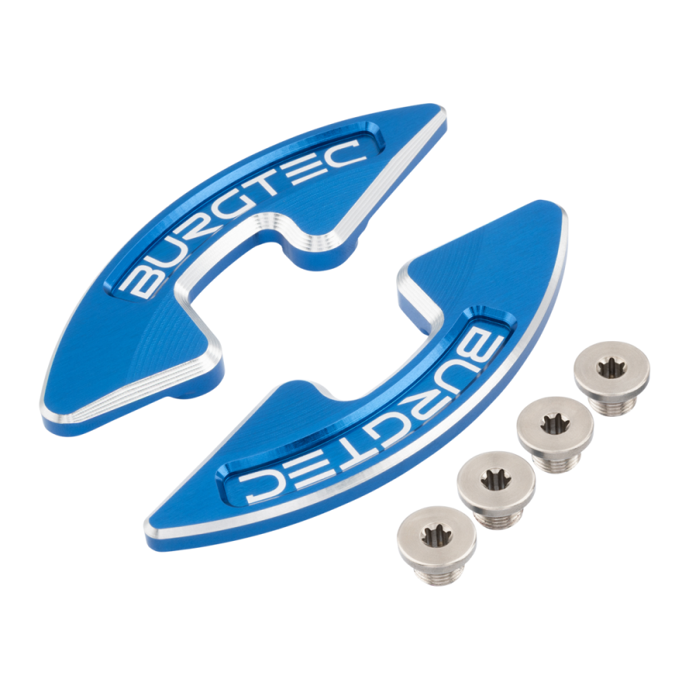 Burgtec Chainring Bash Guard - Pair - Deep Blue