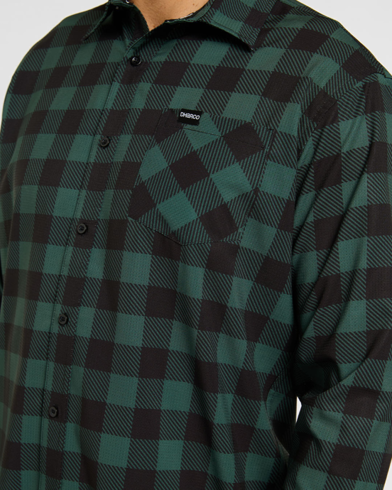 Dharco Mens Tech Long Sleeve Party Shirt | Gus, XL