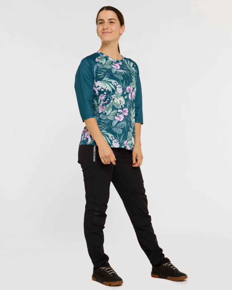 Dharco Womens 3/4 Sleeve Jersey | Wild Orchid, M