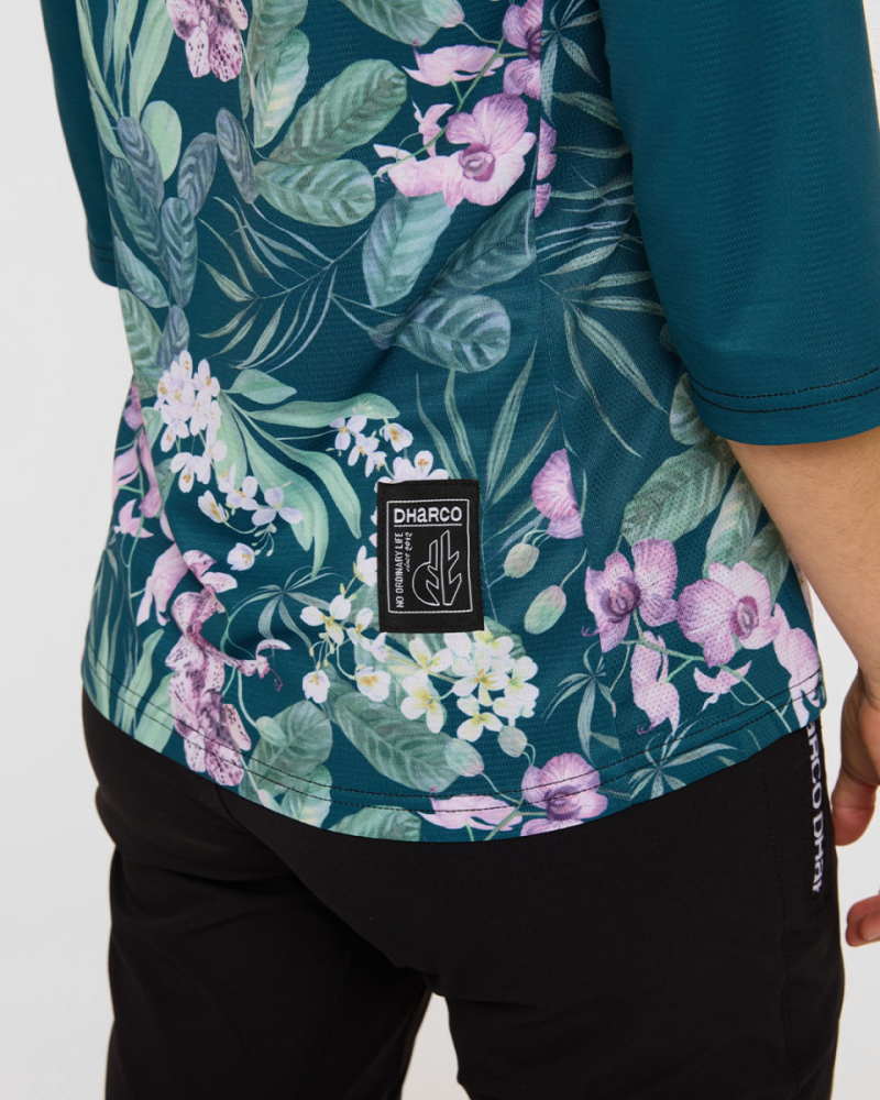 Dharco Womens 3/4 Sleeve Jersey | Wild Orchid, M