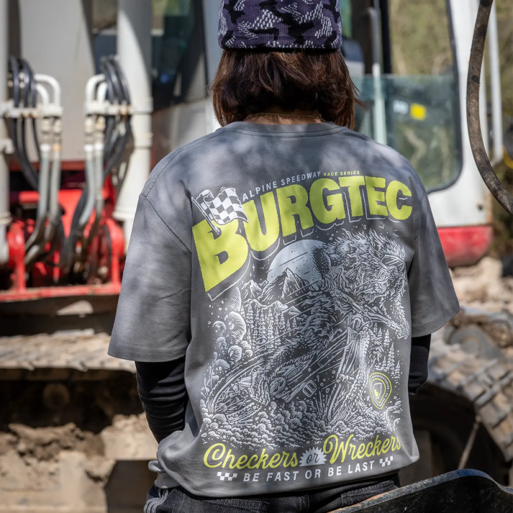 Burgtec Alpine Speedway T­-shirt - Granite