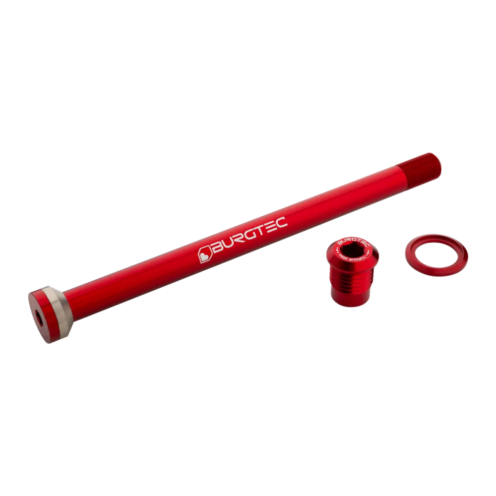 Burgtec Propain 175mm Rear Axle - Race Red