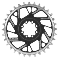 Burgtec 3mm Offset Thick Thin Chainring for SRAM 8-Bolt - 28T - Kash Bronze
