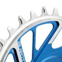 Burgtec 3mm Offset Thick Thin Chainring for SRAM 8-Bolt - 28T - Kash Bronze