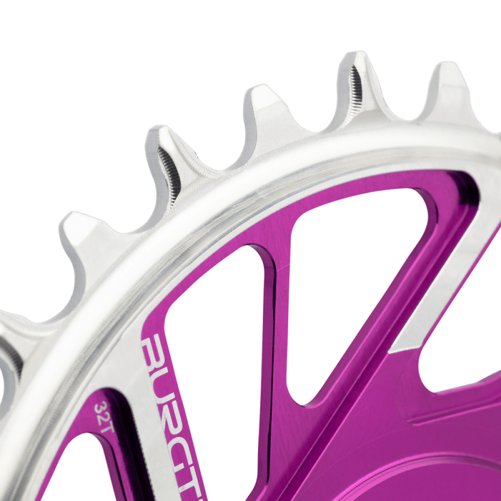 Burgtec 3mm Offset Thick Thin Chainring for SRAM 8-Bolt - 28T - Kash Bronze
