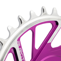 Burgtec 3mm Offset Thick Thin Chainring for SRAM 8-Bolt - 28T - Kash Bronze
