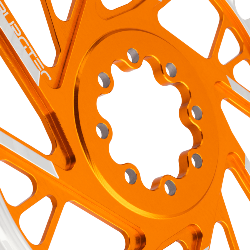 Burgtec 3mm Offset Thick Thin Chainring for SRAM 8-Bolt - 28T - Kash Bronze