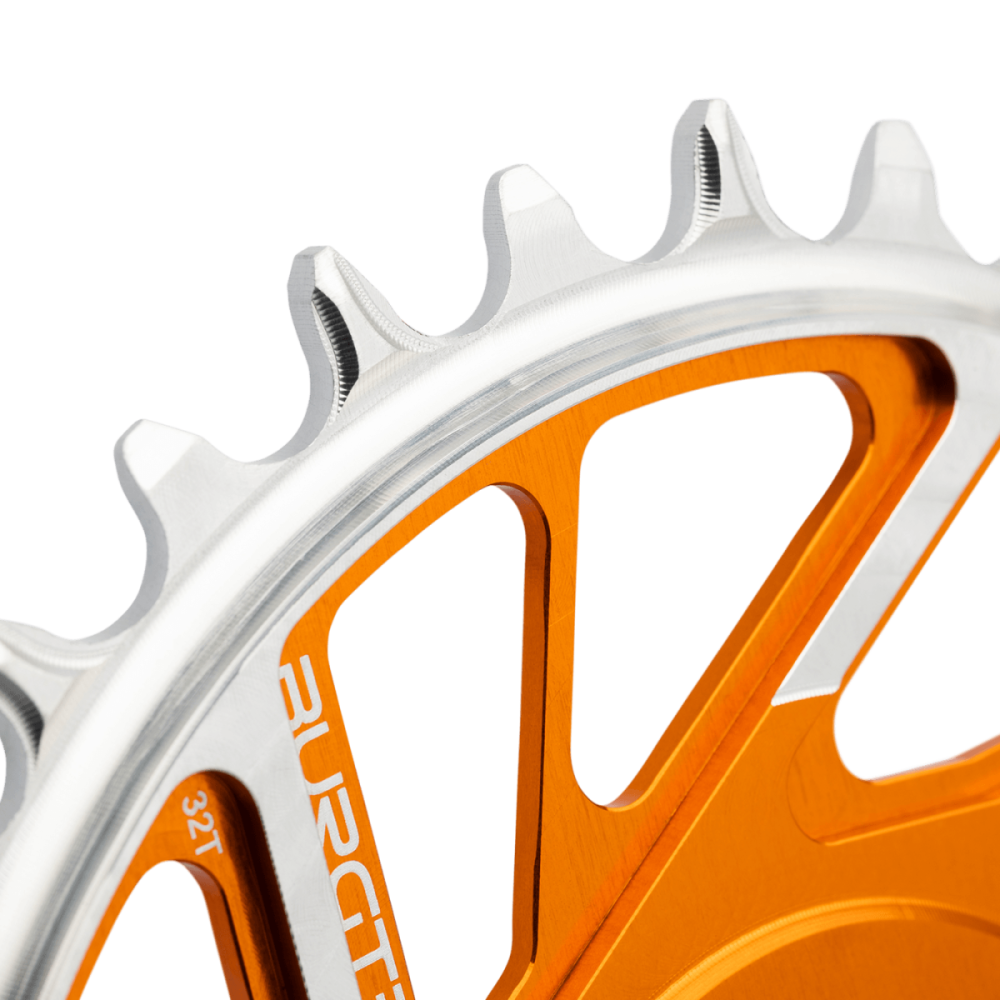 Burgtec 3mm Offset Thick Thin Chainring for SRAM 8-Bolt - 28T - Kash Bronze