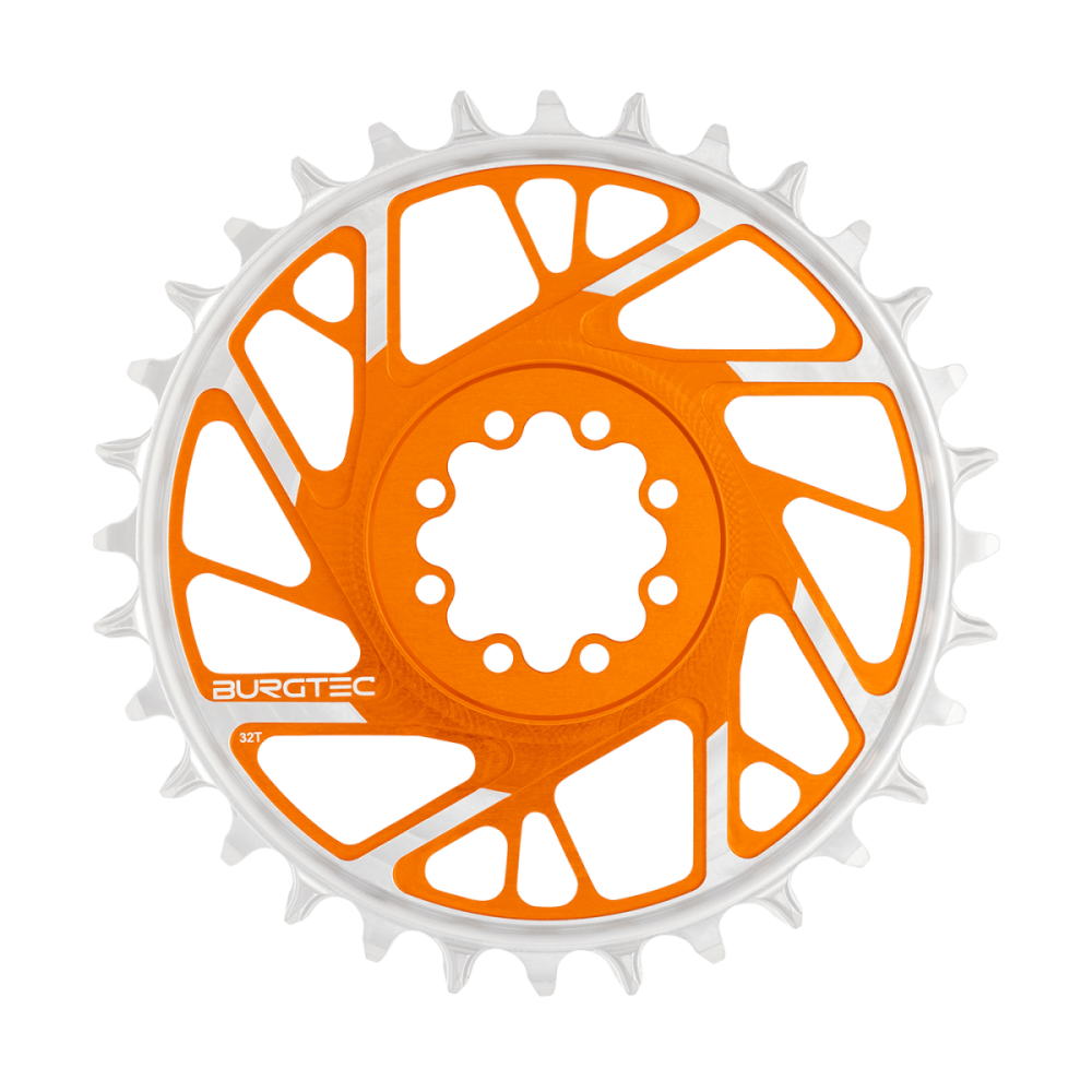 Burgtec 3mm Offset Thick Thin Chainring for SRAM 8-Bolt - 28T - Kash Bronze