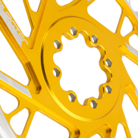Burgtec 3mm Offset Thick Thin Chainring for SRAM 8-Bolt - 28T - Kash Bronze
